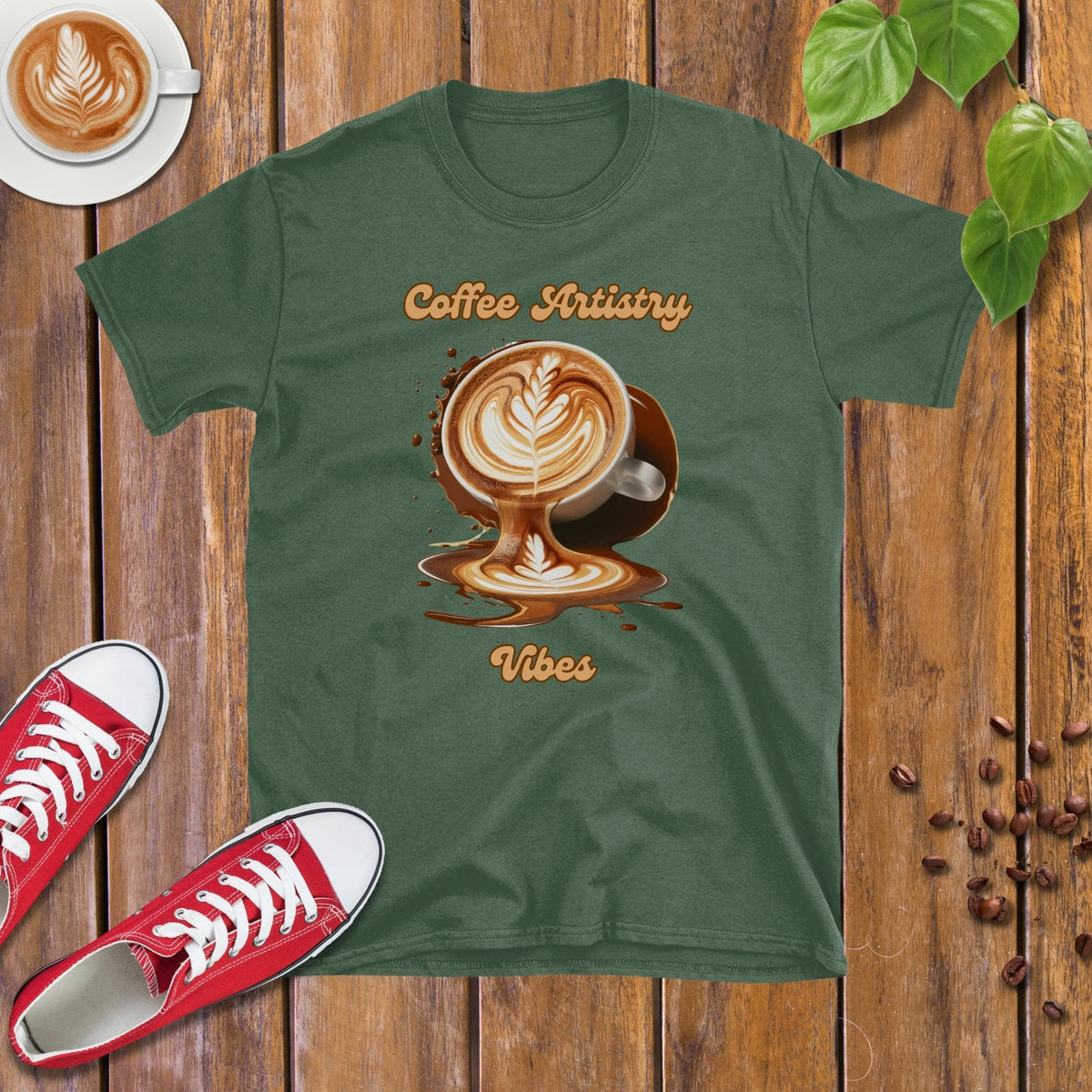 Coffee Artistry Vibes T-shirt - Design By Tomi