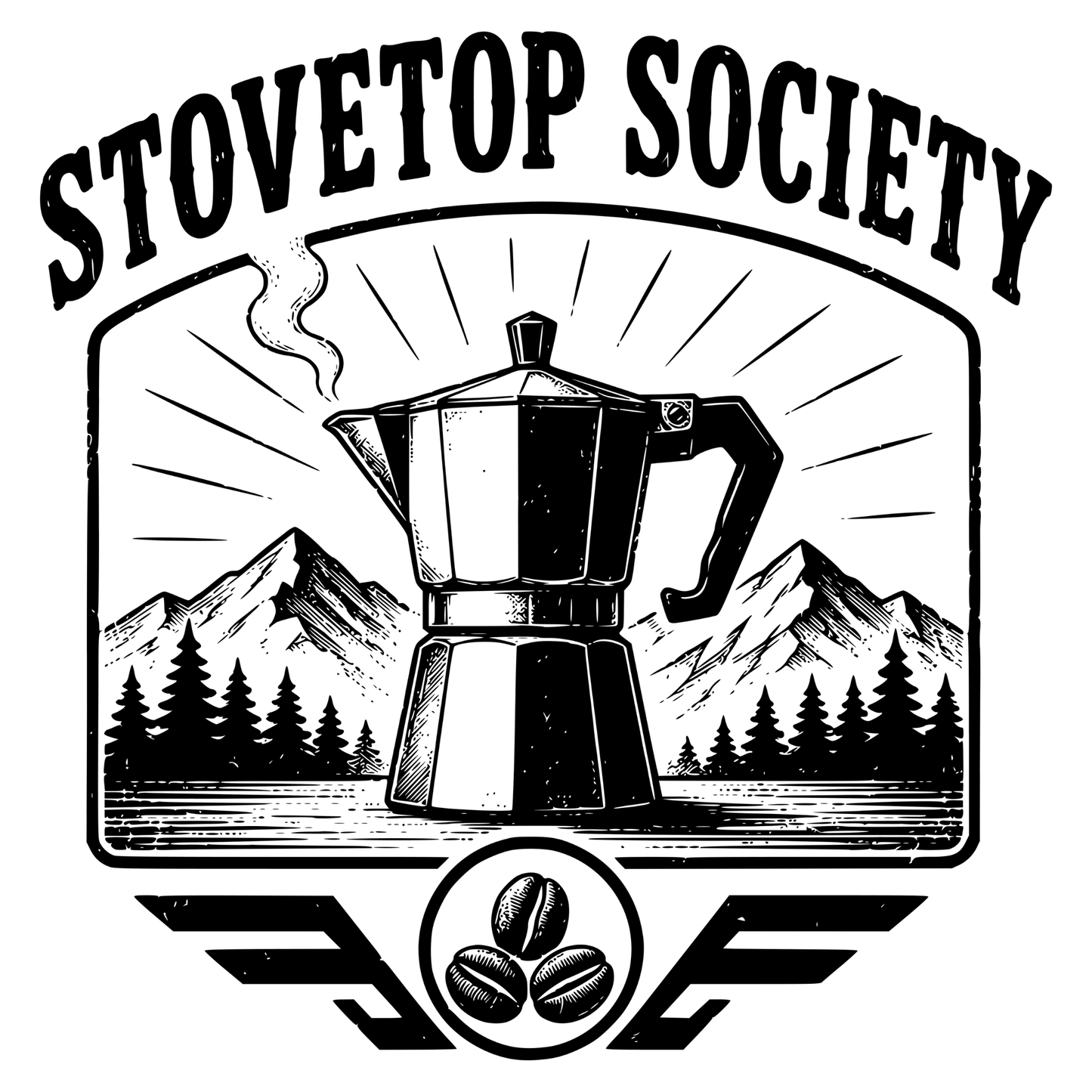 Stovetop Society Coffee T-Shirt