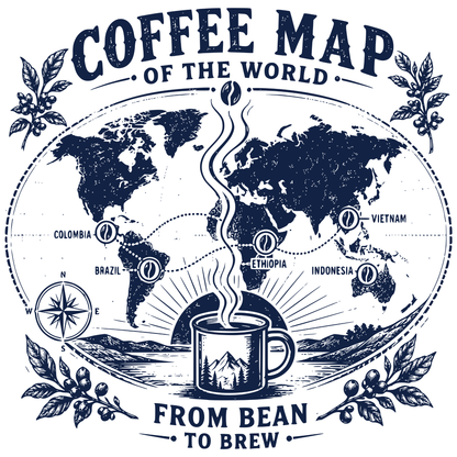 Coffee Map Of The World