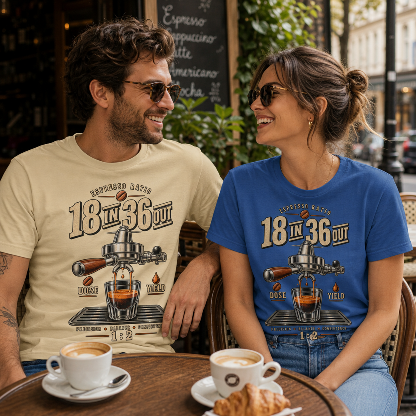 18 In 36 Out Espresso Coffee T-shirt Design By Tomi