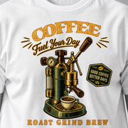 Stovetop Society Coffee T-Shirt Design By Tomi