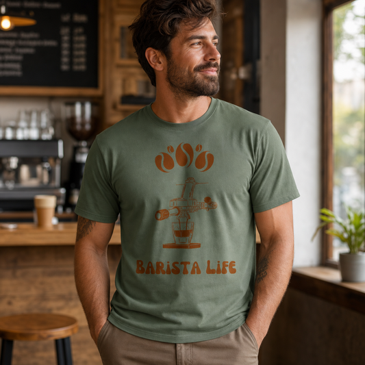 Barista Life T-Shirt – Retro Group Handle My Store
