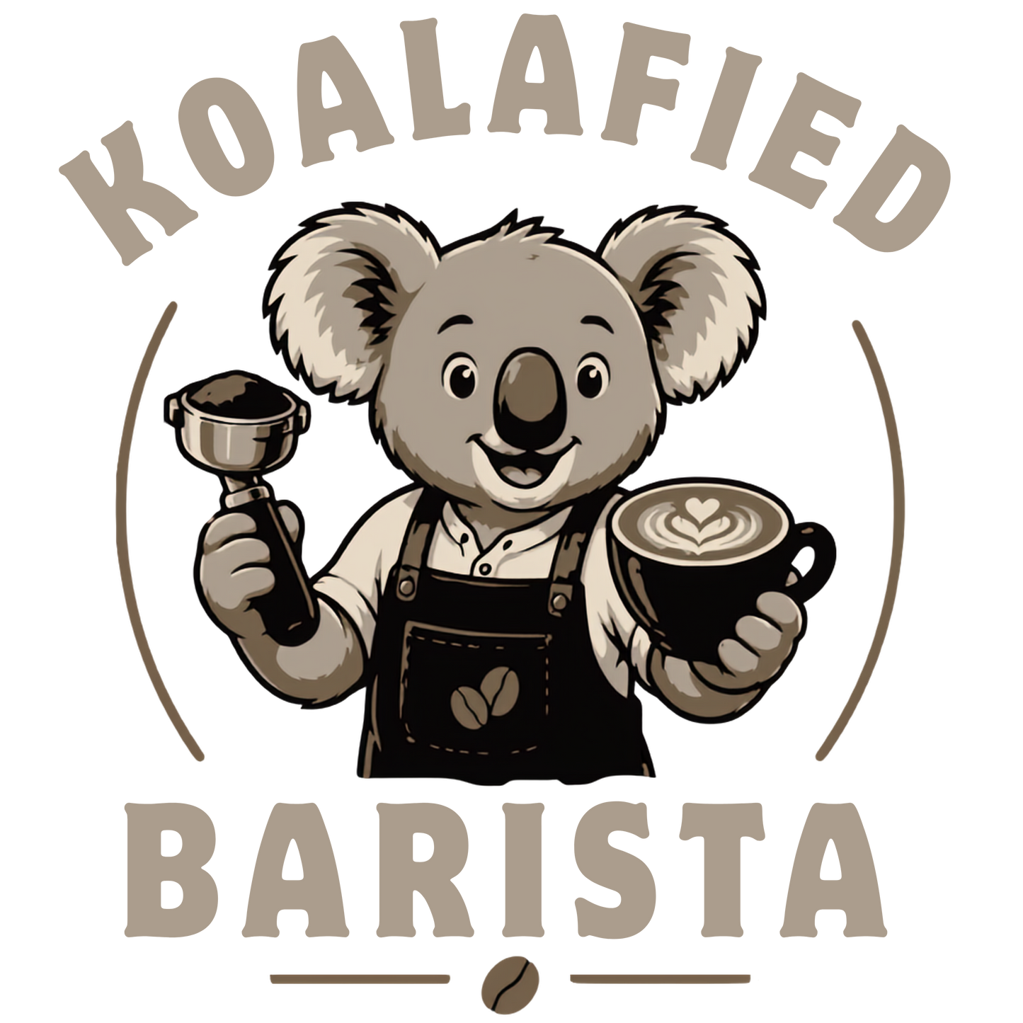 Koalafied Barista Coffee T-Shirt