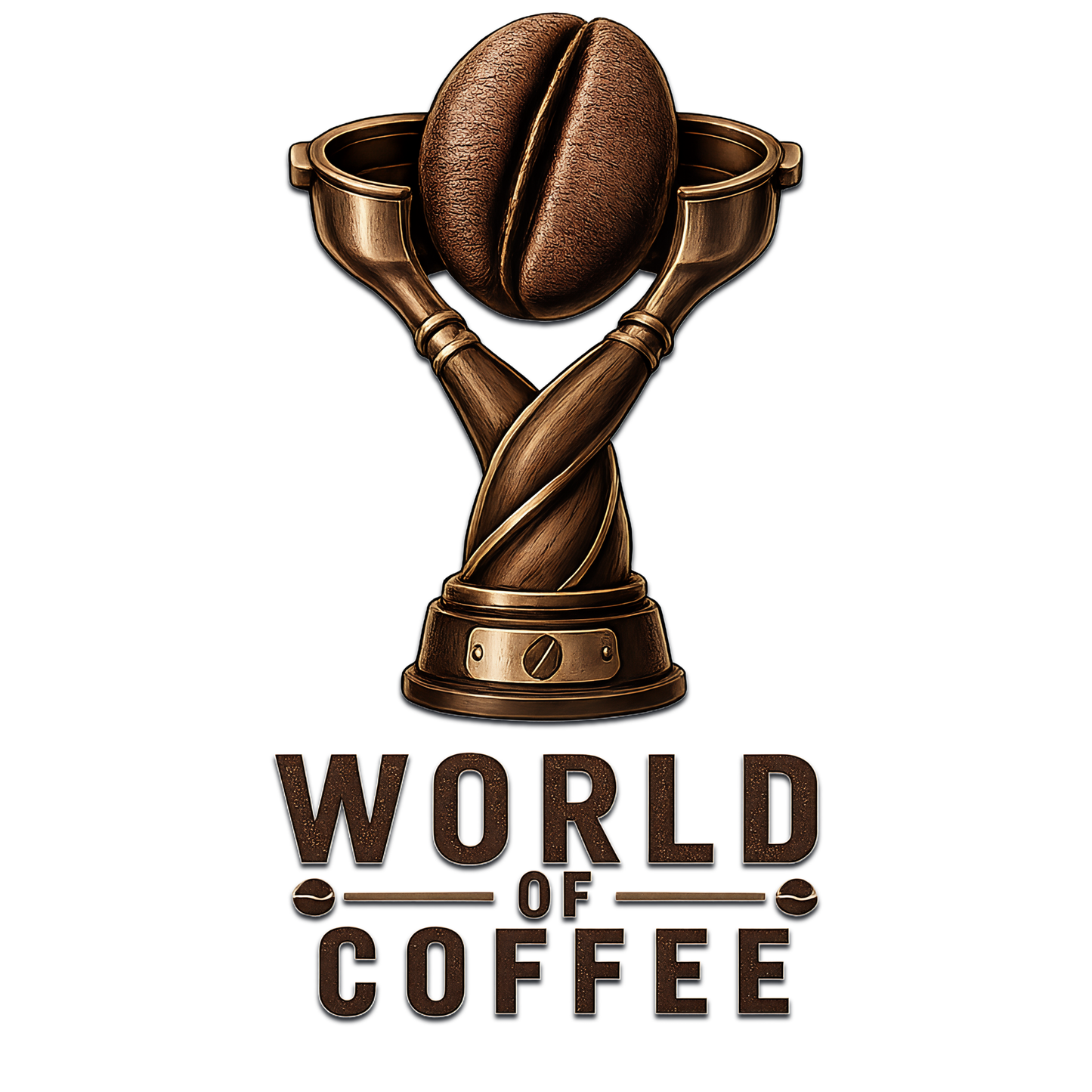 World of Coffee Trophy Graphic T-Shirt