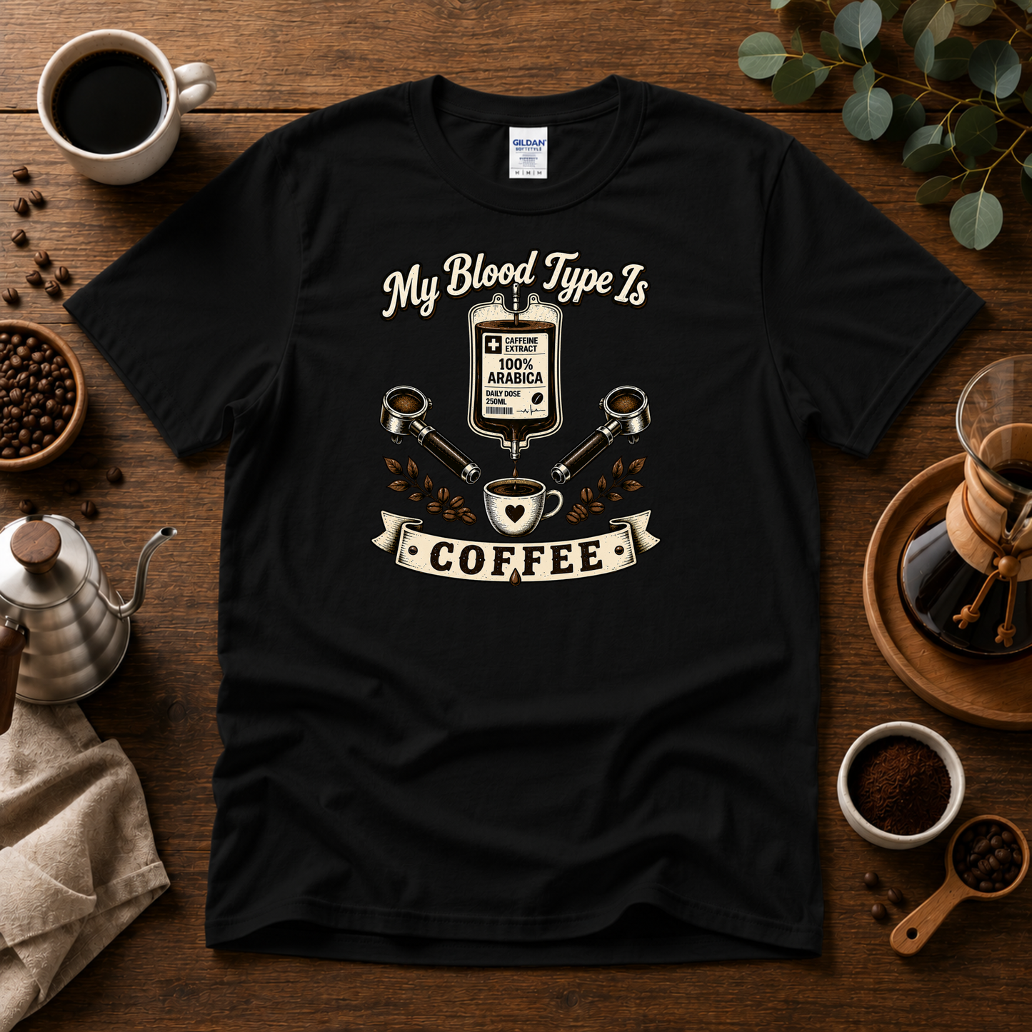 My Blood Type is Coffee T-Shirt