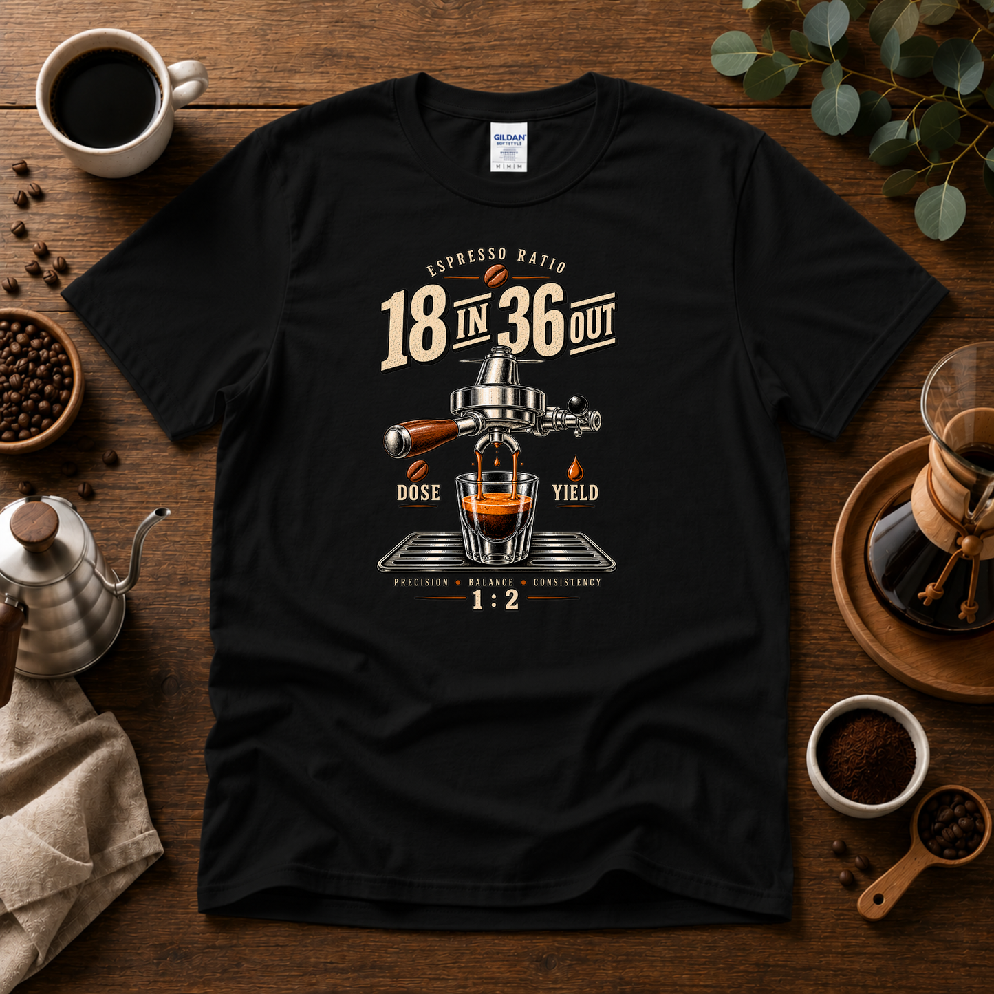 18 In 36 Out Coffee T-shirt