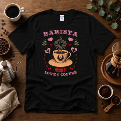 Barista - Fueled by Love & Coffee T-Shirt