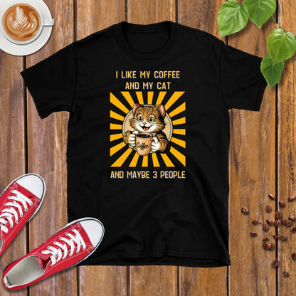 I like my Coffee and my Cat T-shirt