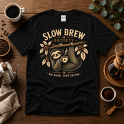 Slow Brew Society T-Shirt Design By Tomi