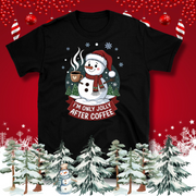 I'm only Jolly after Coffee Christmas T-Shirt Design By Tomi