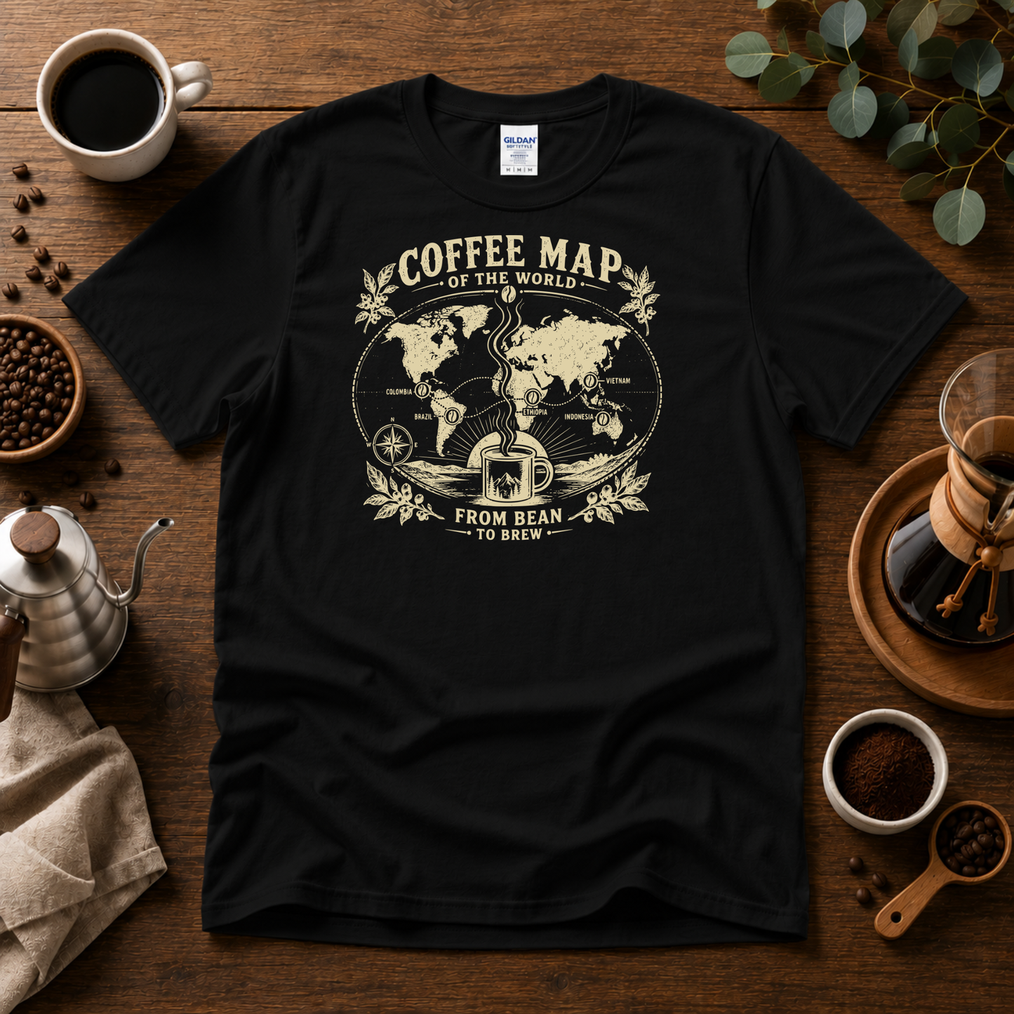 Coffee Map Of The World