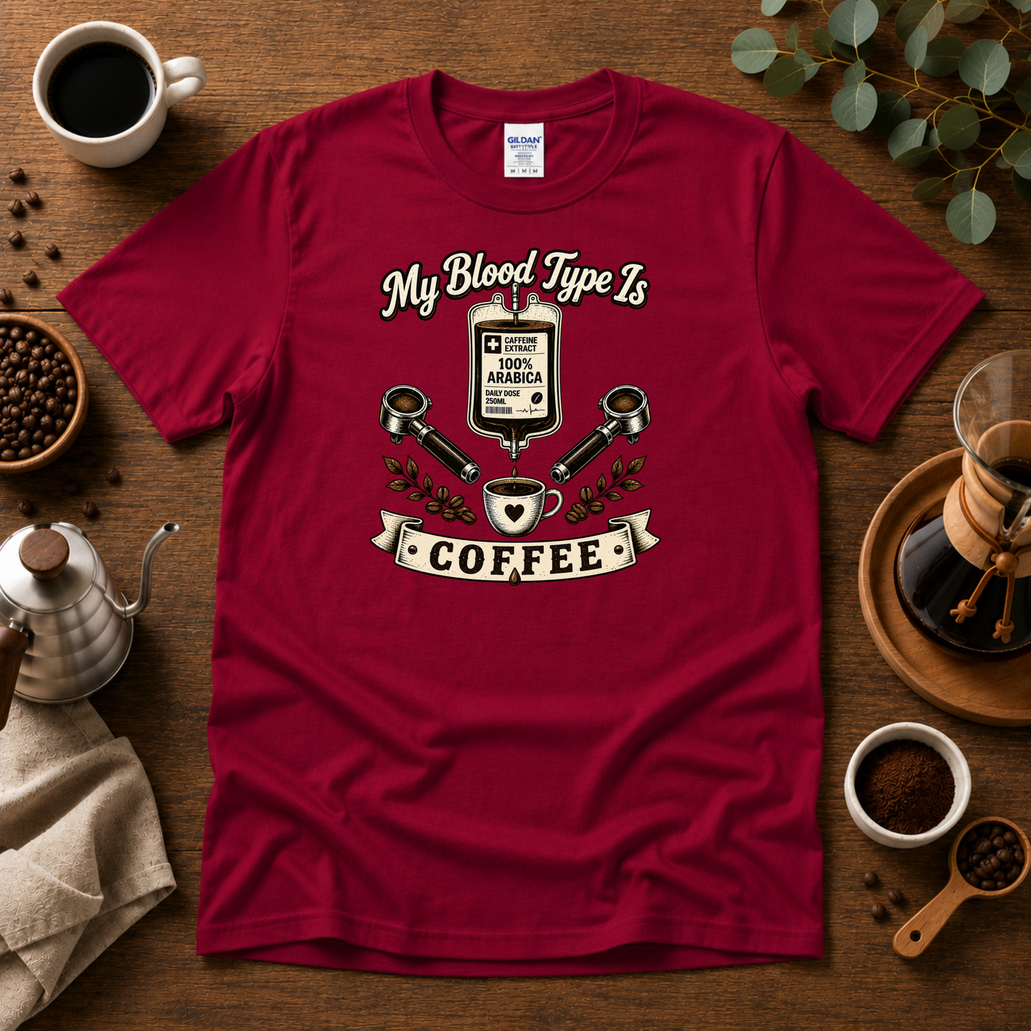My Blood Type is Coffee T-Shirt