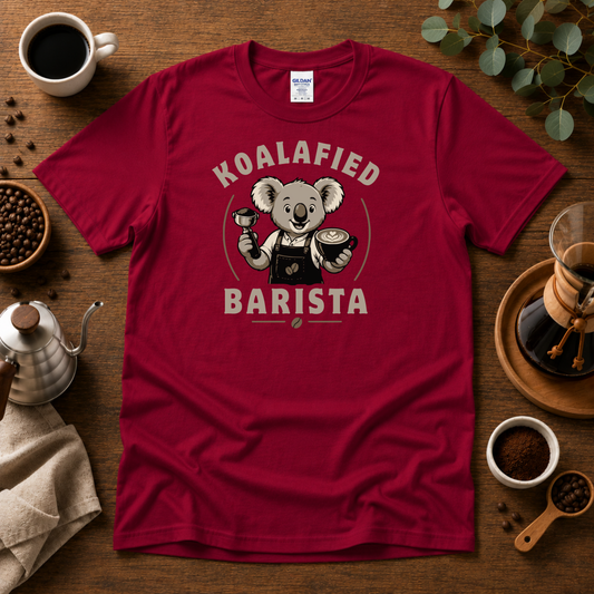Koalafied Barista Coffee T-Shirt