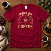 Runs On Coffee T-Shirt Design By Tomi