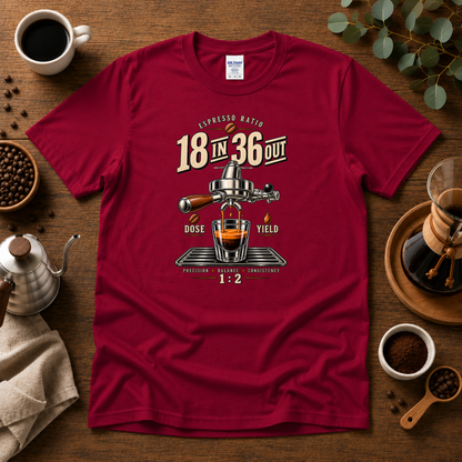 18 In 36 Out Coffee T-shirt