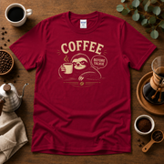 Coffee Before Talkie Graphic T-Shirt Design By Tomi