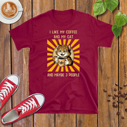 I like my Coffee and my Cat T-shirt