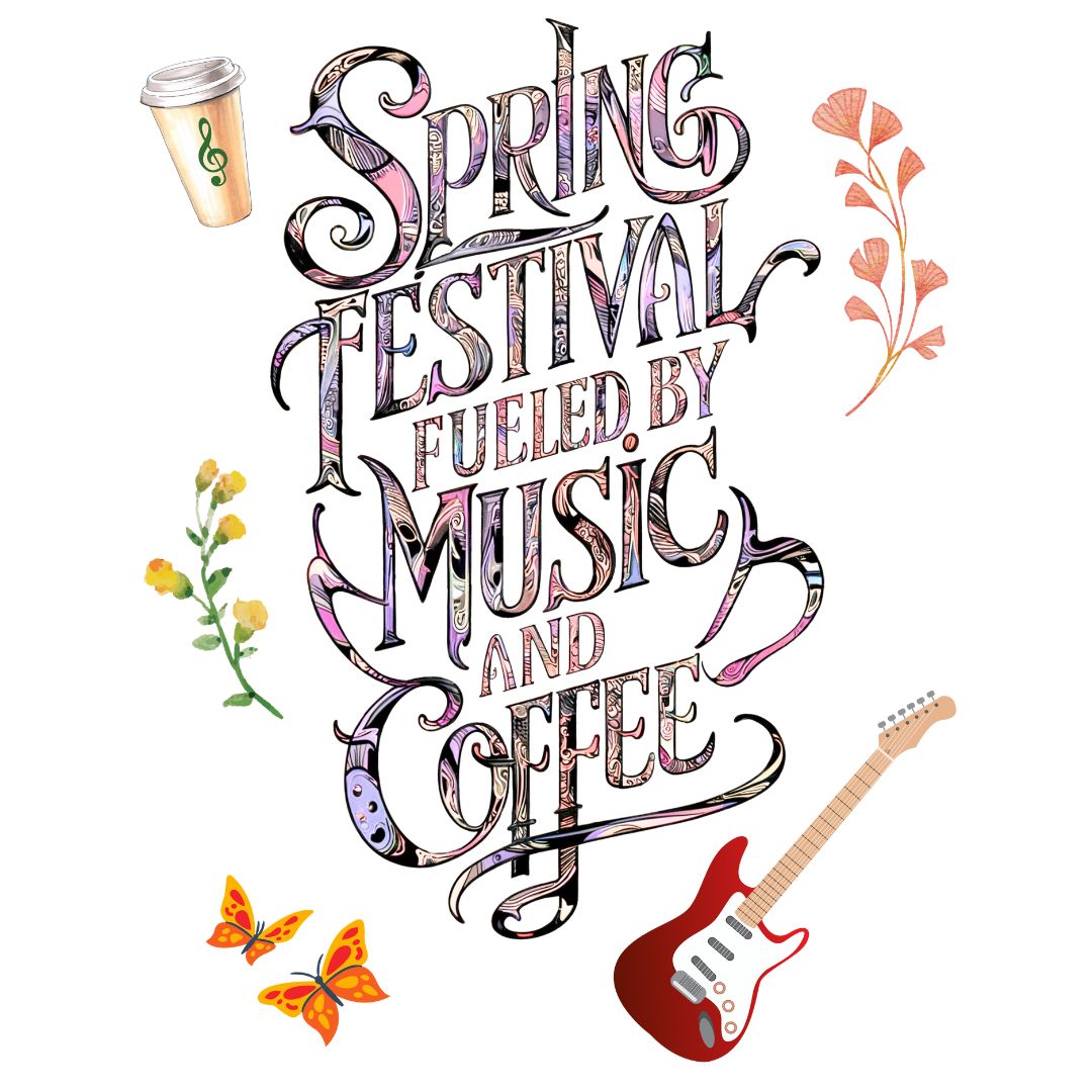 Spring Festival Fueled By Music and Coffee T-Shirt