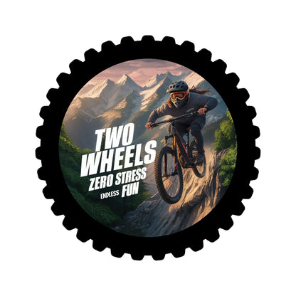 Two Wheels, Zero Stress, Endless Fun T-shirt