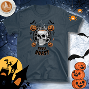 Skull Roast Coffee T-Shirt – Halloween T-Shirt Design By Tomi