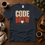 Code Brew - Stat Coffee Required T-Shirt Design By Tomi
