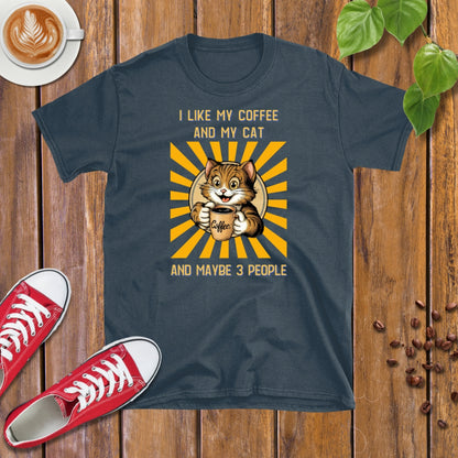 I like my Coffee and my Cat T-shirt