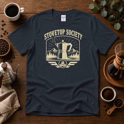 Stovetop Society Coffee T-Shirt
