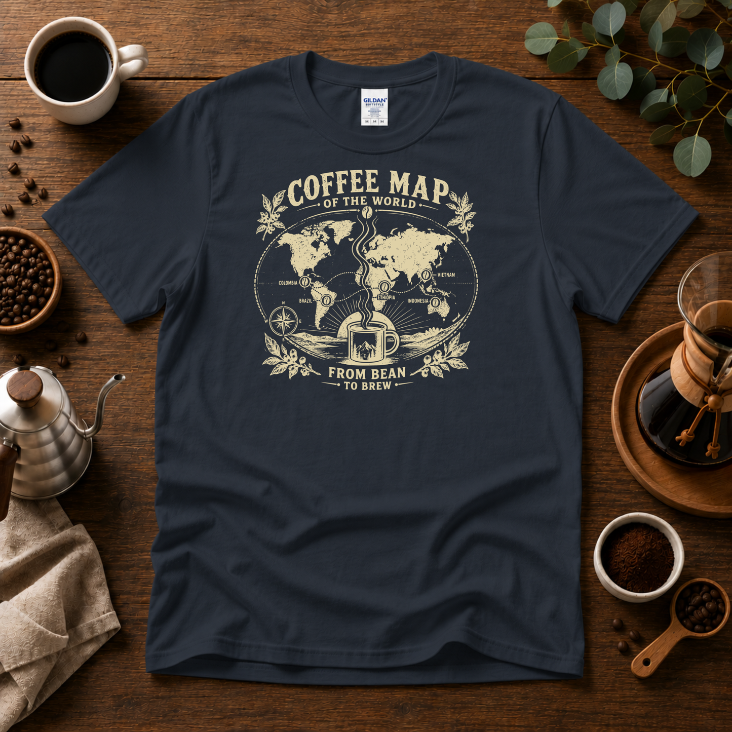 Coffee Map Of The World