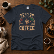 Runs On Coffee T-Shirt Design By Tomi