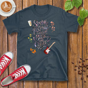 Spring Festival Fueled By Music and Coffee T-Shirt Design By Tomi