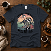 Father's Day Wishes T-Shirt – Coffee and Fishing Theme Design By Tomi