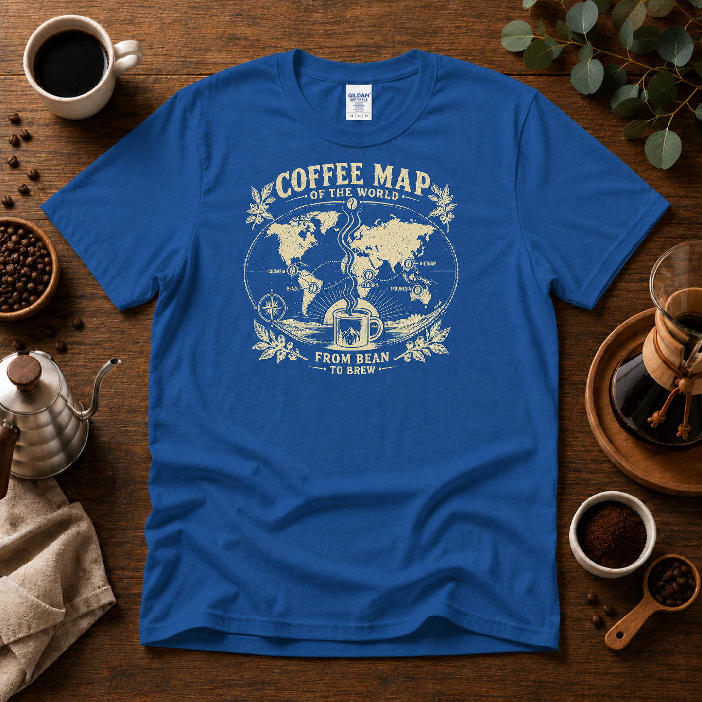 Coffee Map Of The World