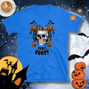 Skull Roast Coffee T-Shirt – Halloween T-Shirt Design By Tomi