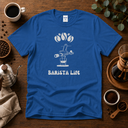 Barista Life T-Shirt #2– Retro E61 Group Handle