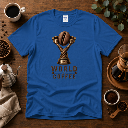 World of Coffee Trophy Graphic T-Shirt