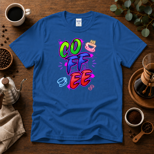 Vintage Neon Coffee T-Shirt