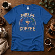 Runs On Coffee T-Shirt Design By Tomi