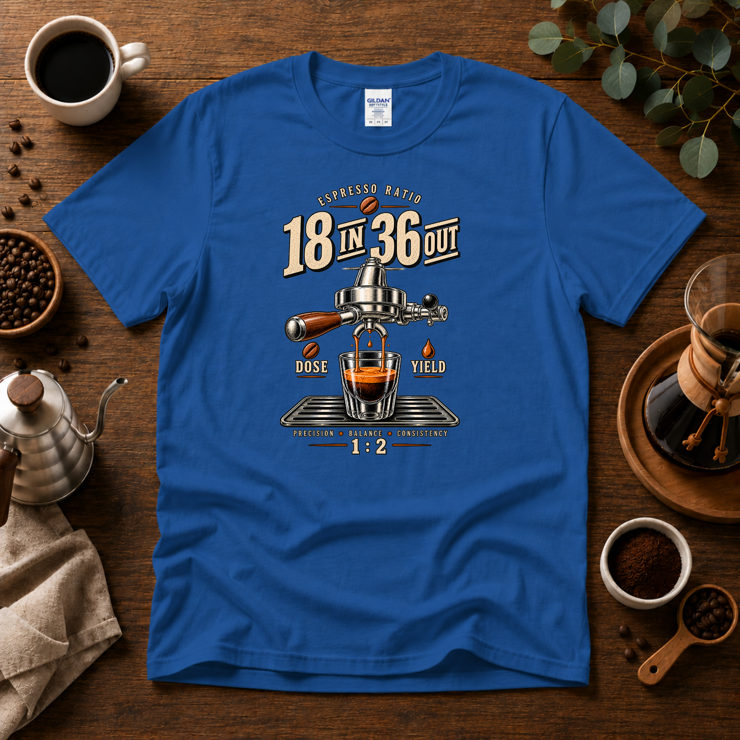 18 In 36 Out Coffee T-shirt