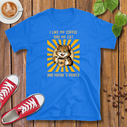 I like my Coffee and my Cat T-shirt