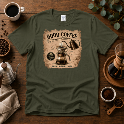 Good Coffee Pour Over Graphic T-Shirt