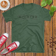 Coffee Heart Beat T-Shirt