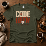 Code Brew - Stat Coffee Required T-Shirt Design By Tomi