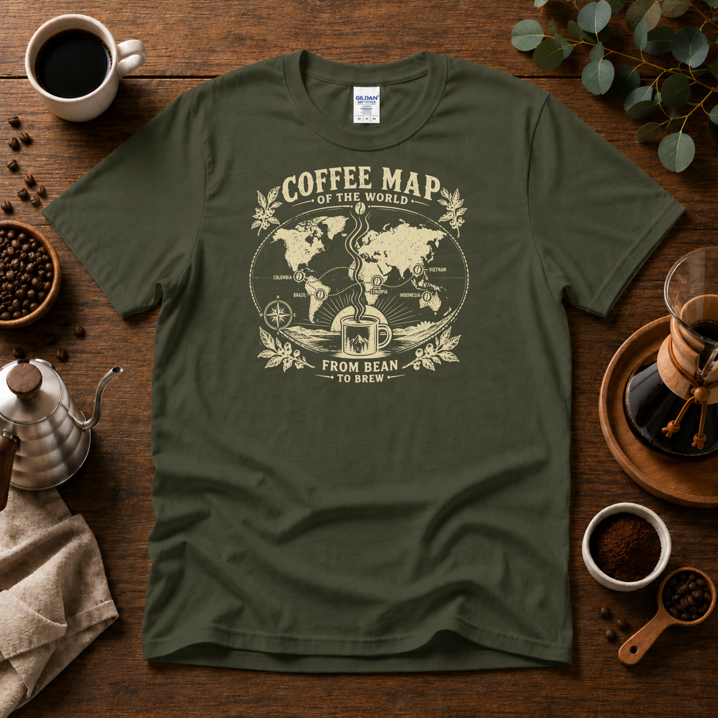 Coffee Map Of The World