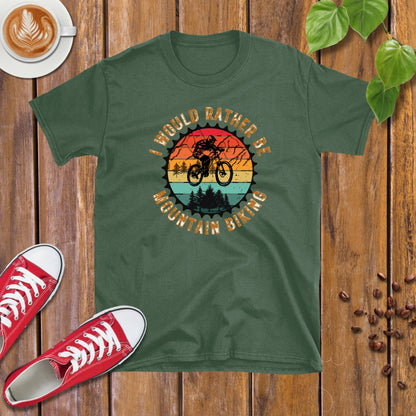 I Would Rather Be Mountain Biking T-shirt