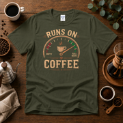 Runs On Coffee T-Shirt Design By Tomi
