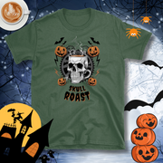 Skull Roast Coffee T-Shirt – Halloween T-Shirt Design By Tomi