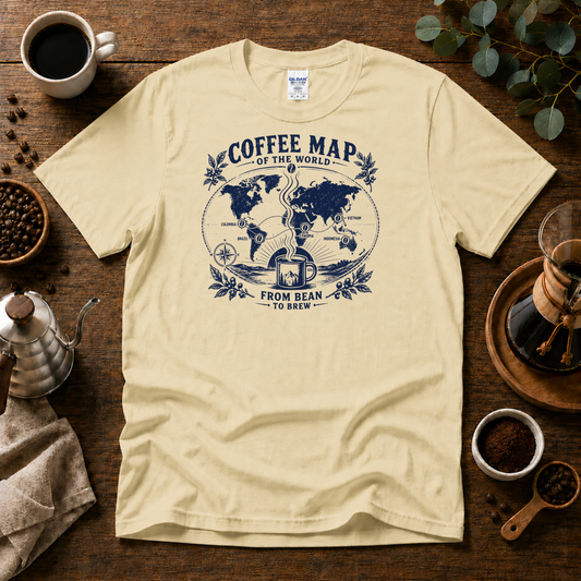 Coffee Map Of The World Design By Tomi