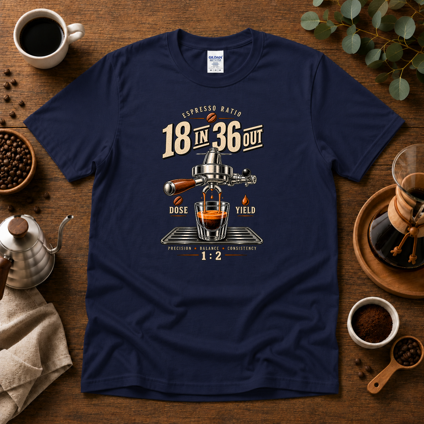 18 In 36 Out Coffee T-shirt