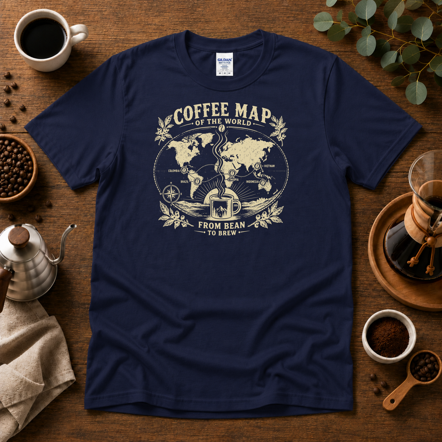 Coffee Map Of The World