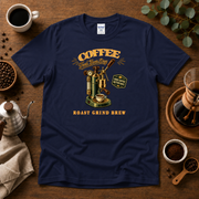 Coffee Machine - Fuel Your Day T-Shirt Design By Tomi